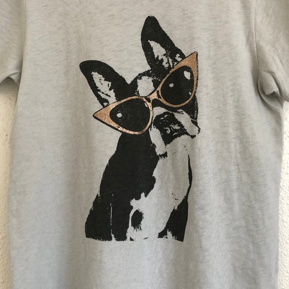 SOLD J Crew Collector Graphic Tee French Bulldog - Picture 6 of 8